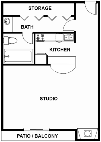 Studio floor plan